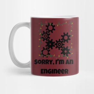 Engineer Christmas Lights Mug